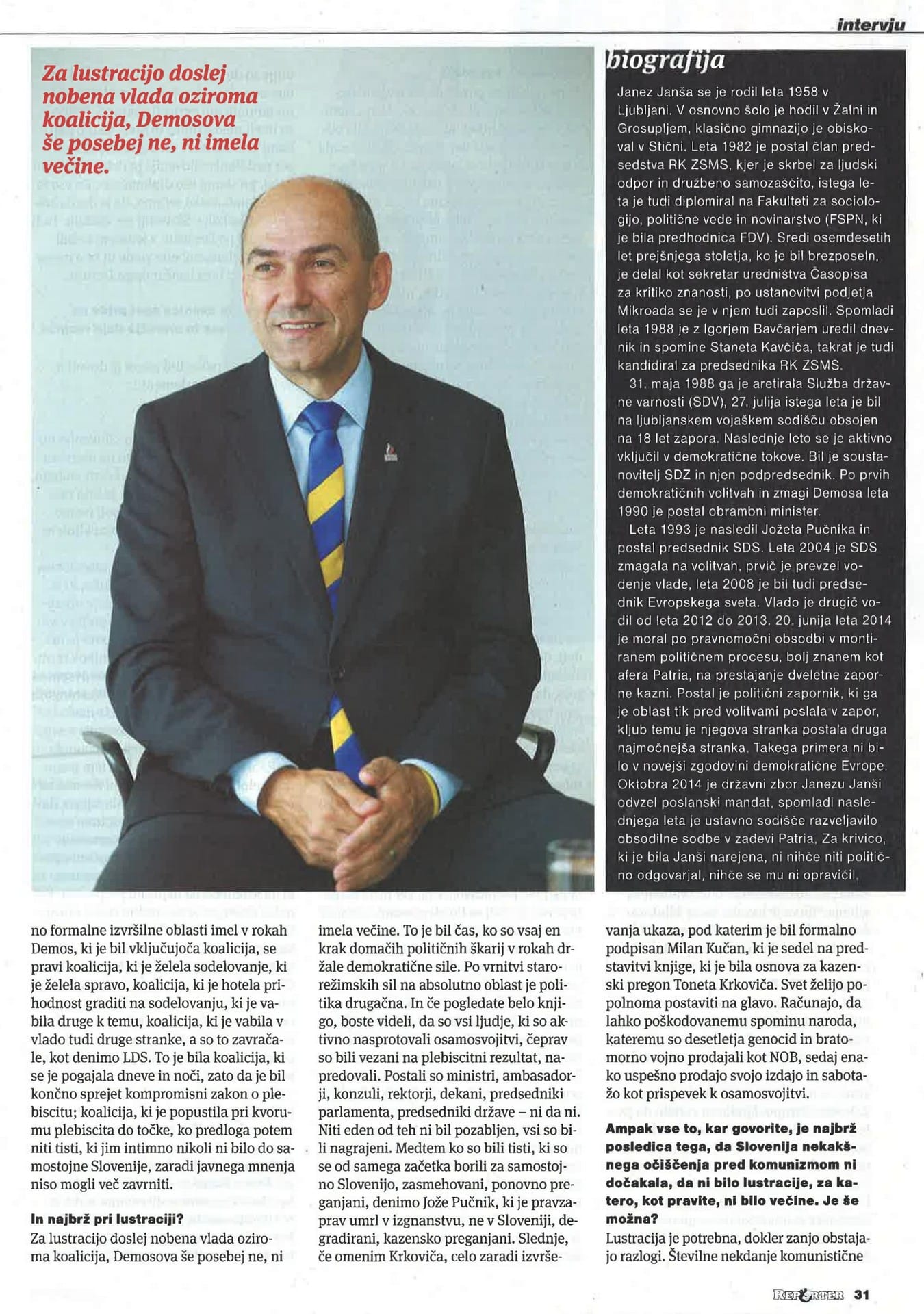Janez Janša Reporter 6