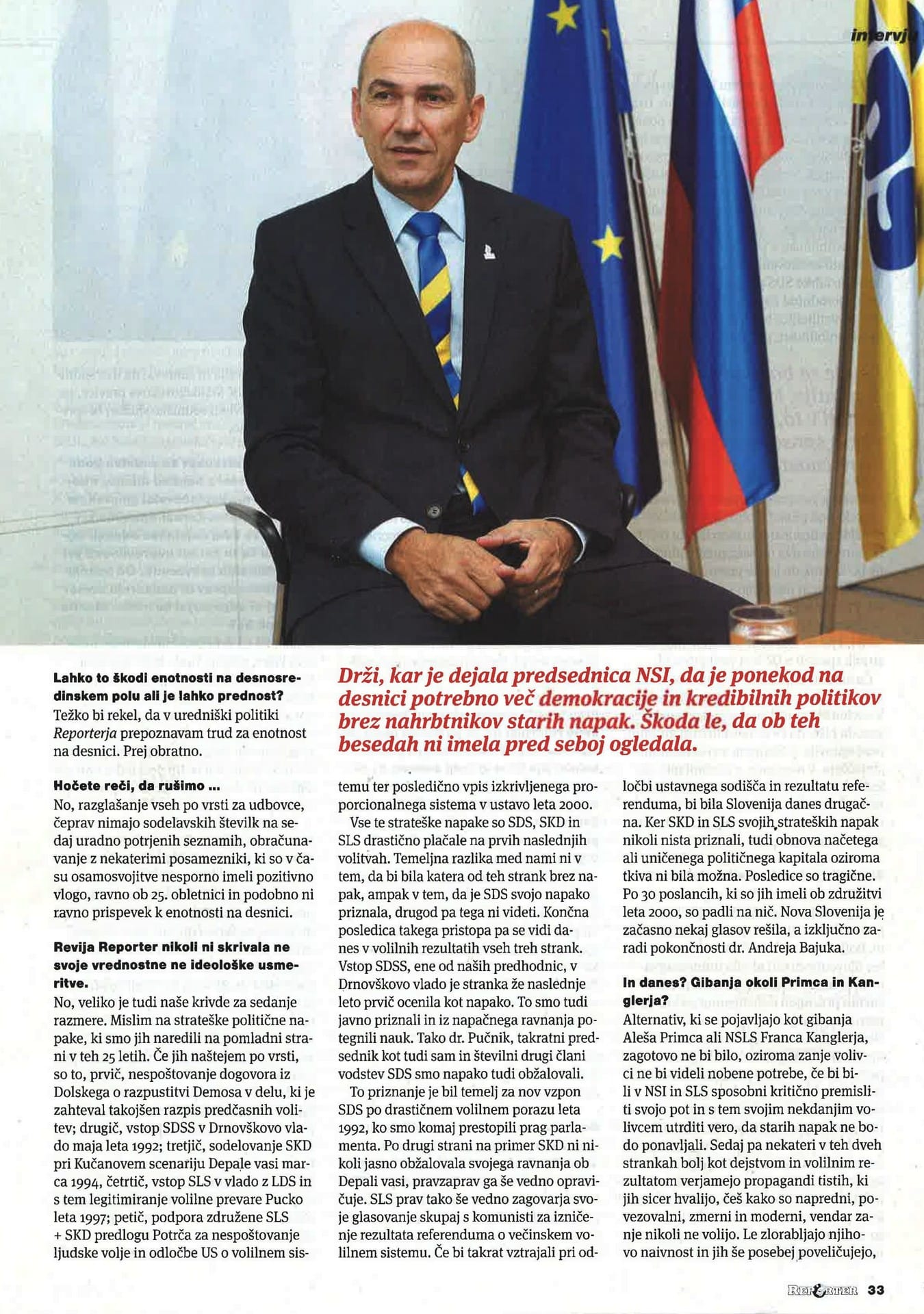 Janez Janša Reporter 8