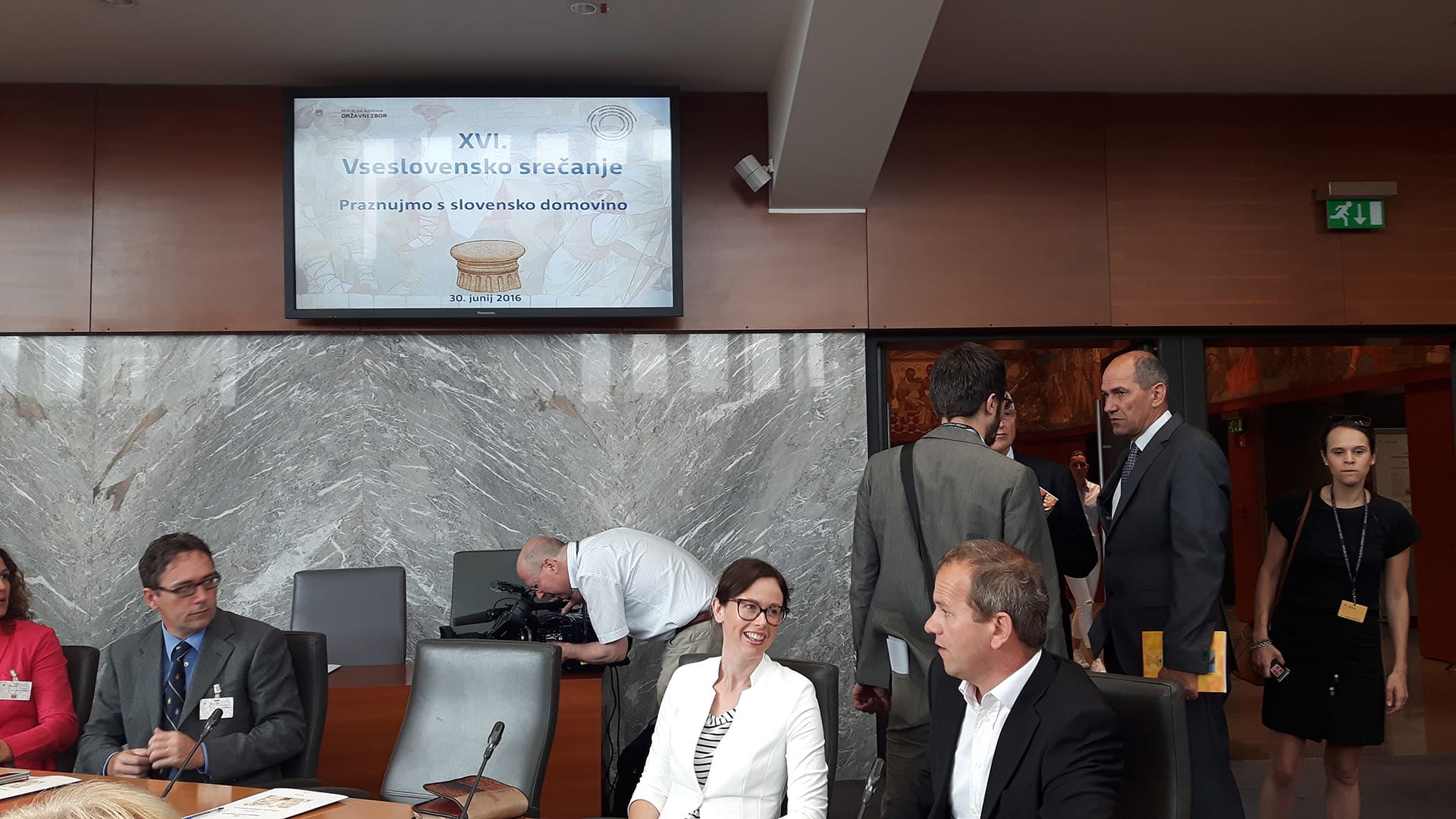 Janez Janša na Vseslovenskem srečanju v Državnem zboru