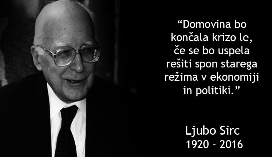 V spomin dr. Ljubu Sircu, disidentu, intelektualcu, pogumnemu Slovencu in članu SDS