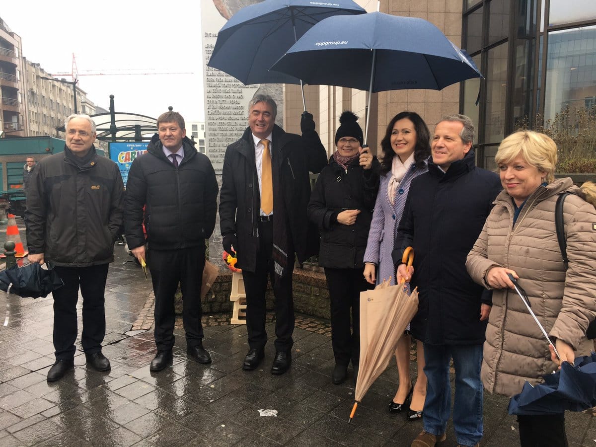 Dr. Milan Zver z evropskimi poslanci obeležil slovenski kulturni praznik v Bruslju