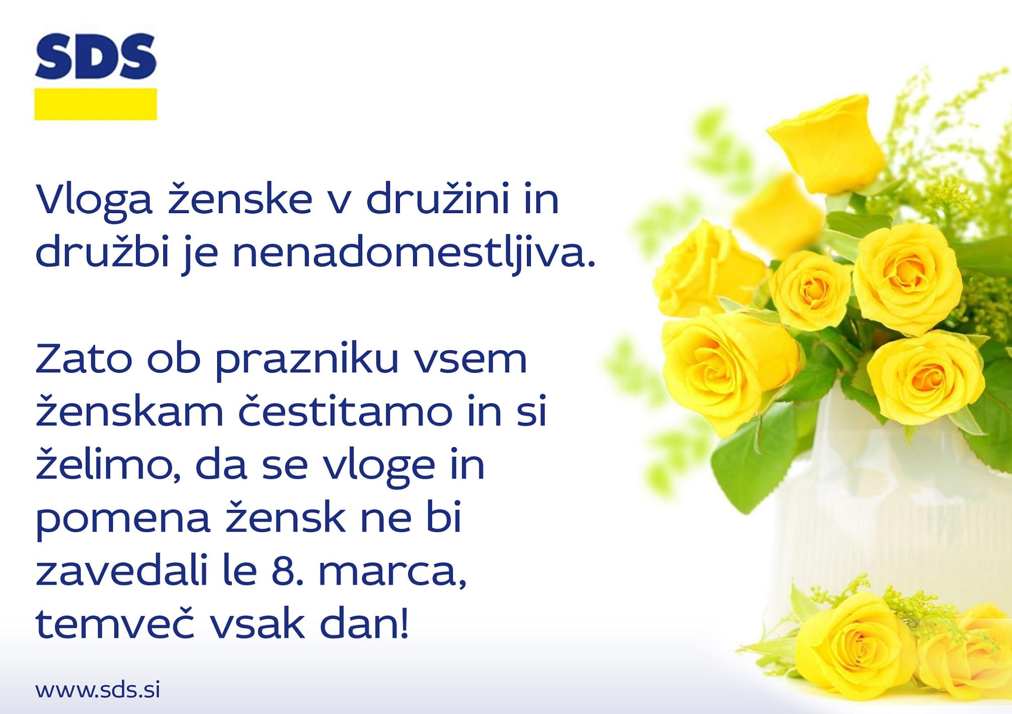 Vloga ženske v družini in družbi je nenadomestljiva