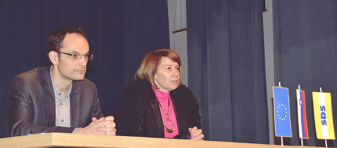 Dr. Anže Logar in Alenka Jeraj o aktualnih temah v Polhovem Gradcu