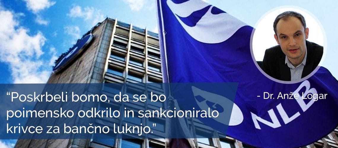 Poimensko bomo razkrili in sankcionirali krivce za bančno luknjo