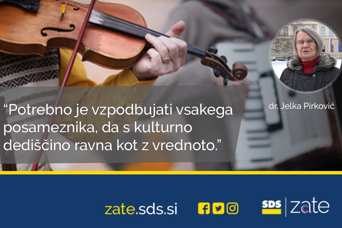 Vsakega posameznika je treba vzpodbujati, da s kulturno dediščino ravna kot z vrednoto