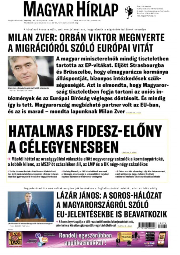 Dr. Milan Zver: “Viktor Orban je velik zmagovalec evropske razprave o migracijah. Kvote so preteklost!“