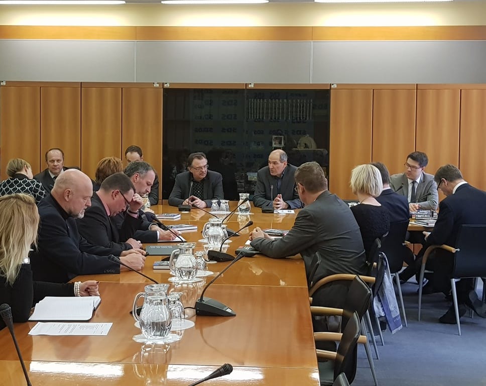 Na obisku v poslanski skupini SDS skupina poslancev CDU iz deželnega parlamenta Saške