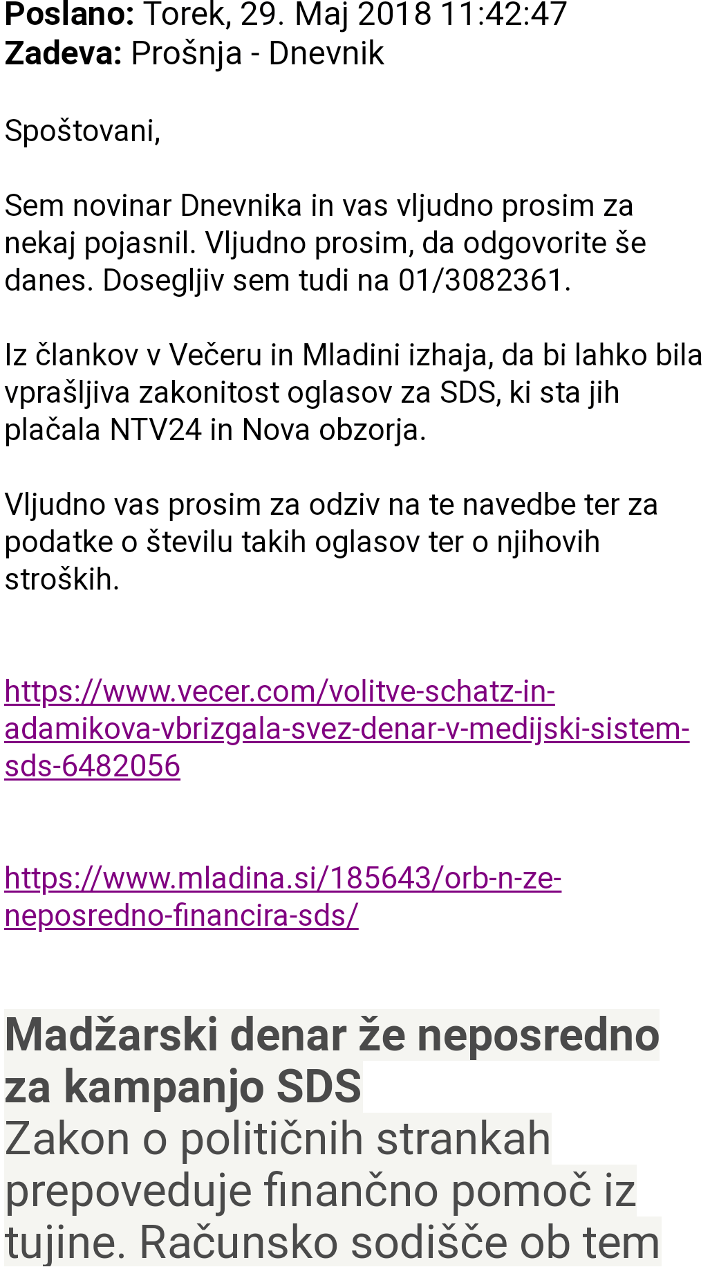 Dnevnik vprasanja Nova24TV