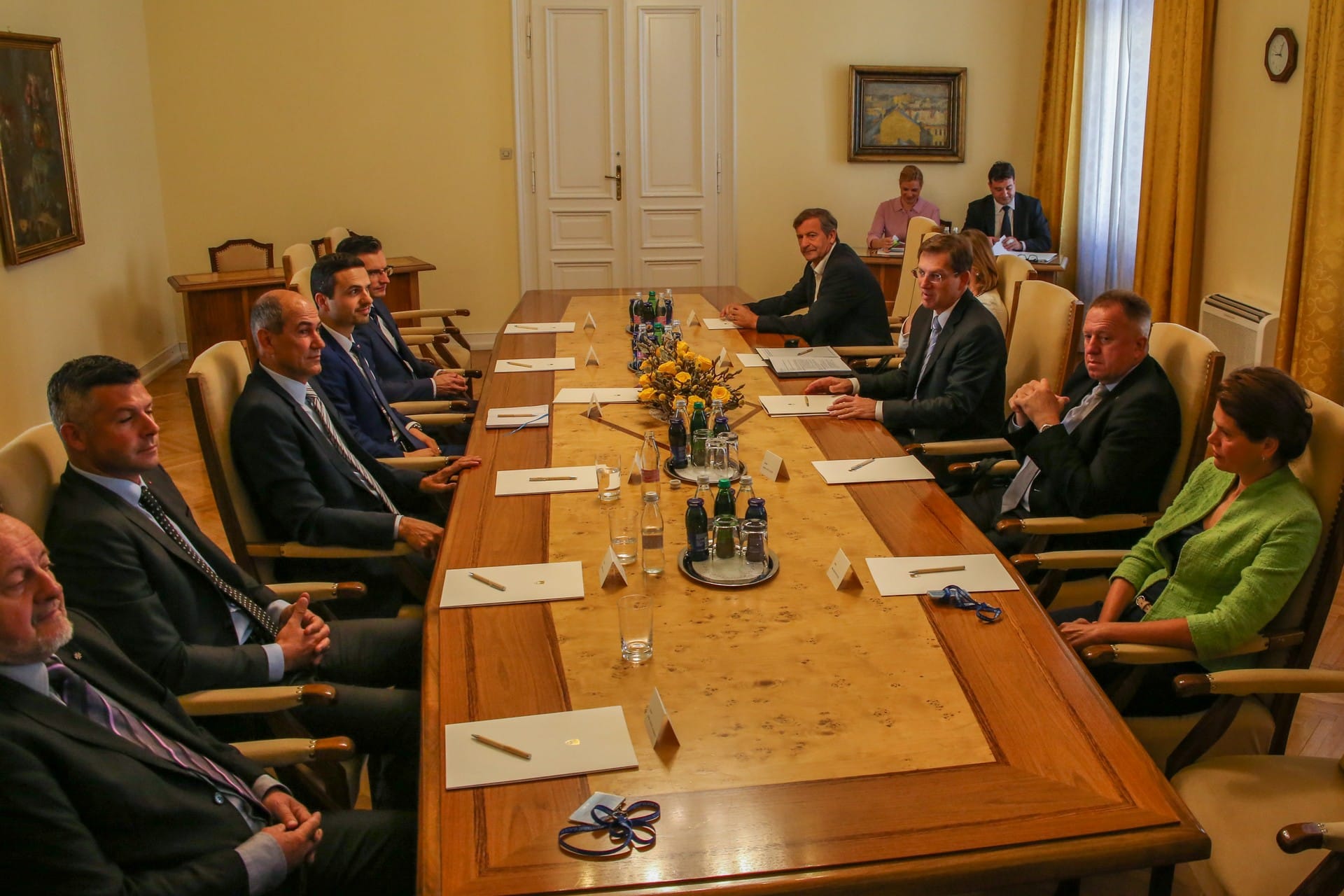 Janez Janša: Pogovori o migracijah in o vprašanjih v zvezi z NLB so koristni
