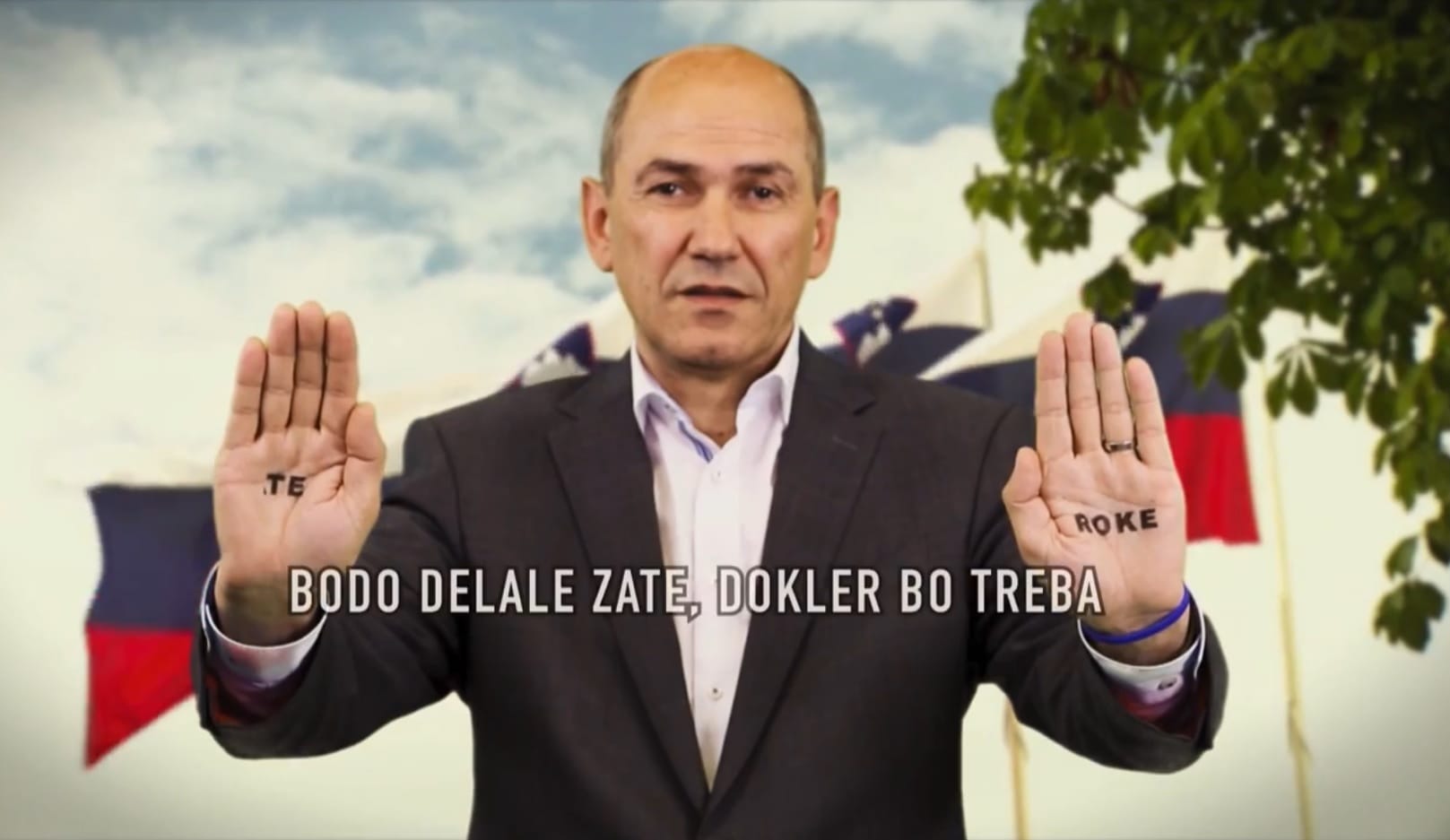 [VIDEO] Te roke bodo delale zate, dokler bo treba