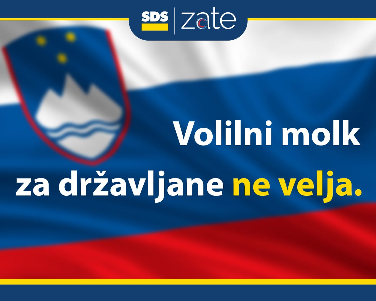 Volilni molk za državljane ne velja