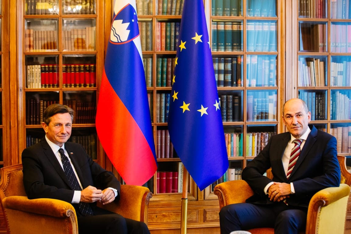 Janez Janša - posvet Pahor