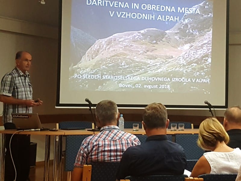 Janez Bizjak: Daritvena in obredna mesta v Vzhodnih Alpah