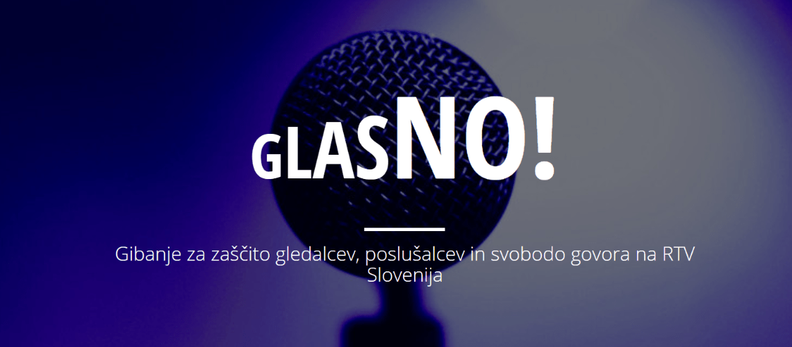 Novo gibanje GlasNO! proti dvojnim merilom in pristranskosti na RTVSLO