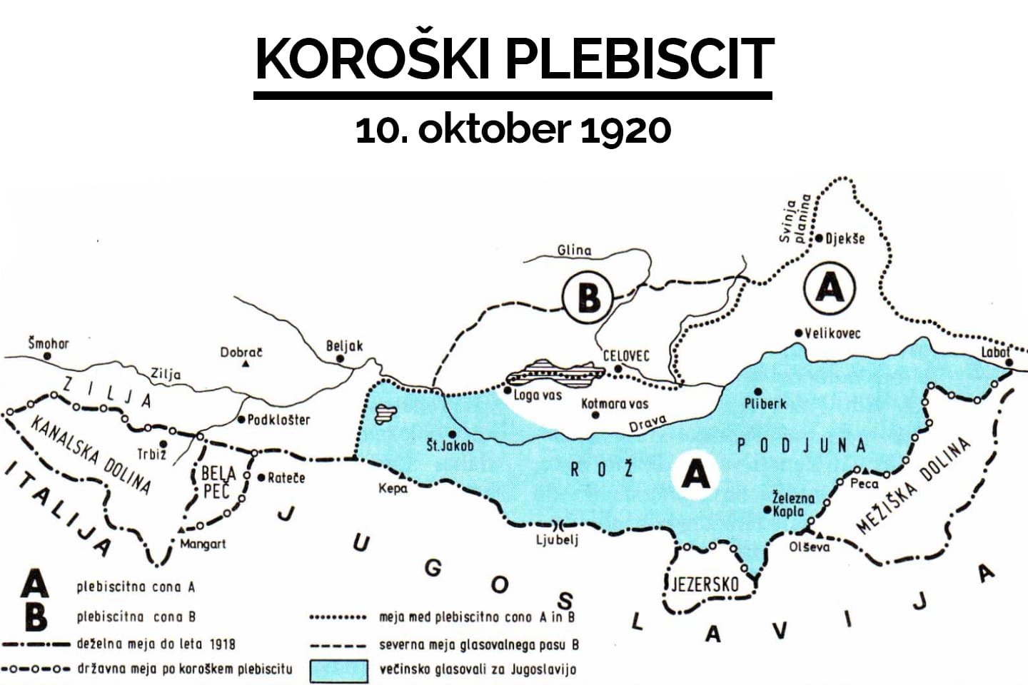 Izguba koroškega ozemlja je bila nacionalna tragedija