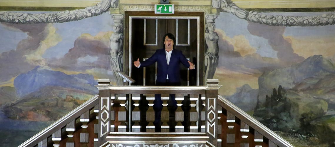 Dobrodelni recital opernega pevca Luke Debevca Mayerja in pianista Diega Licciardija