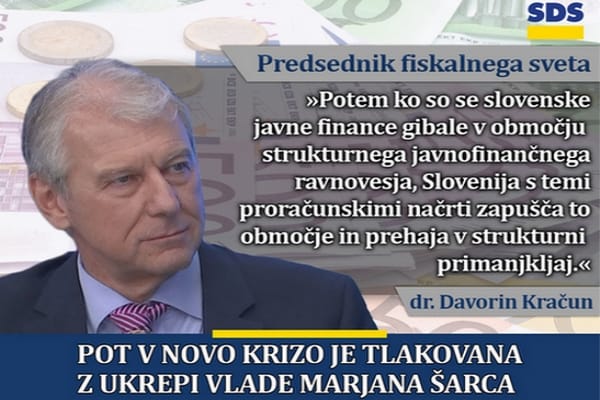 Fiskalni svet: Slovenija zapušča strukturno javnofinančno ravnovesje