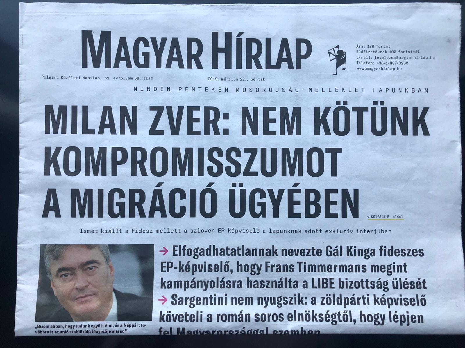 Dr. Milan Zver: Glede reševanja vprašanja migracij ne bomo sklepali kompromisov
