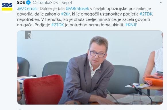 Černač twitt