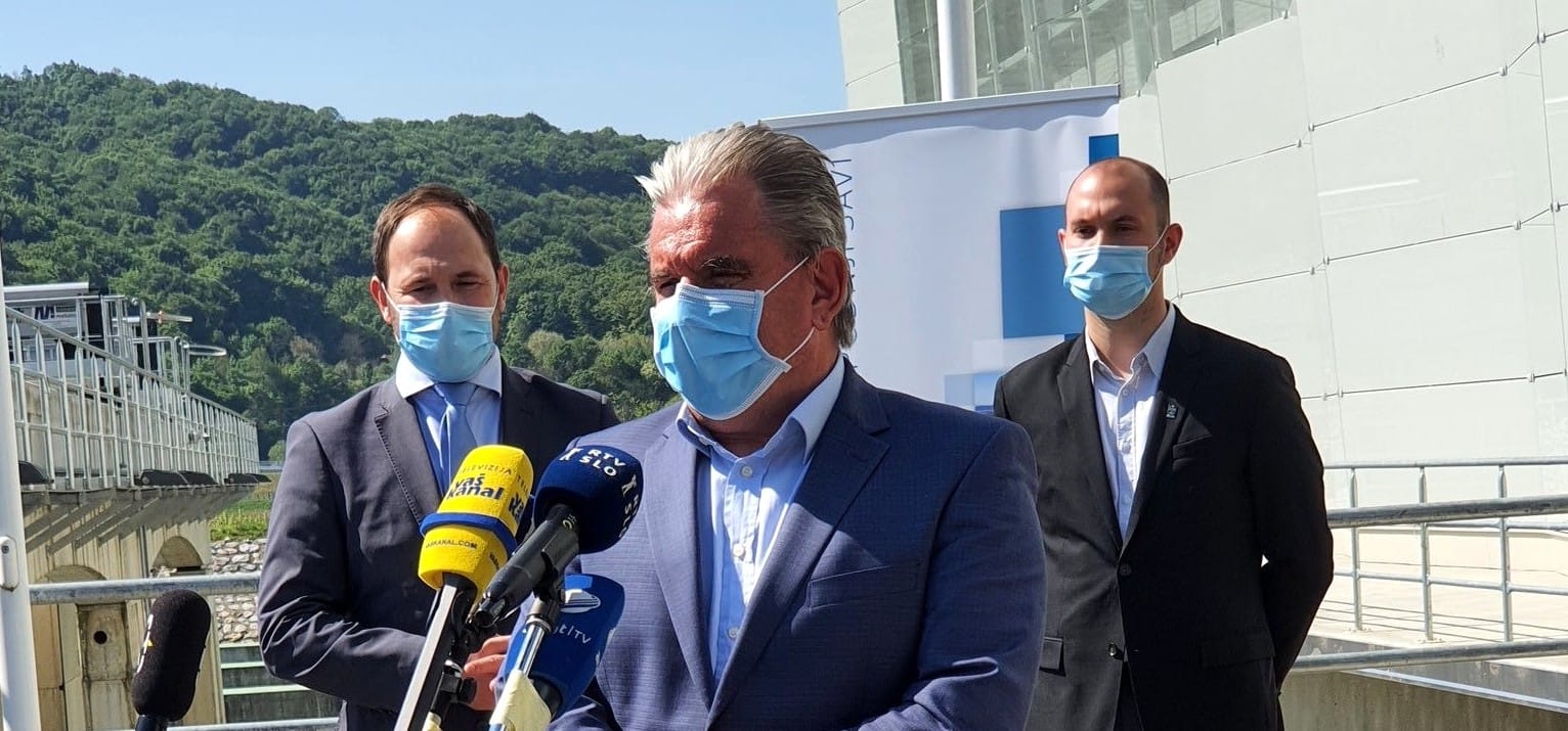 Minister Vizjak ob obisku HE Brežice poudaril pomembnost poenostavitve postopkov in večje učinkovitosti