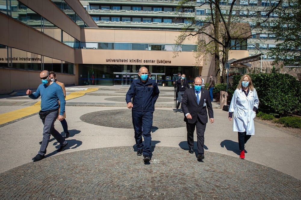 Predsednik vlade Janez Janša danes obiskal UKC Ljubljana