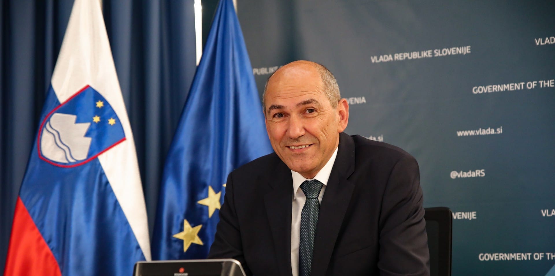 Predsednik vlade Janez Janša na konferenci voditeljev vzhodnega partnerstva
