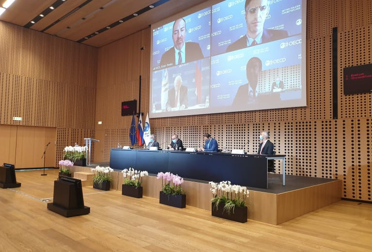 Predstavitev Ekonomskega pregleda 2020 in obeležitev 10. obletnice članstva Slovenije v OECD