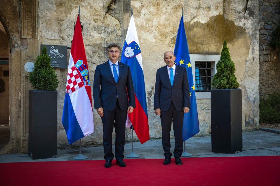 Premier Janez Janša: Slovenija in Hrvaška sta se dogovorili za tesno sodelovanje na področju zajezitve koronavirusa