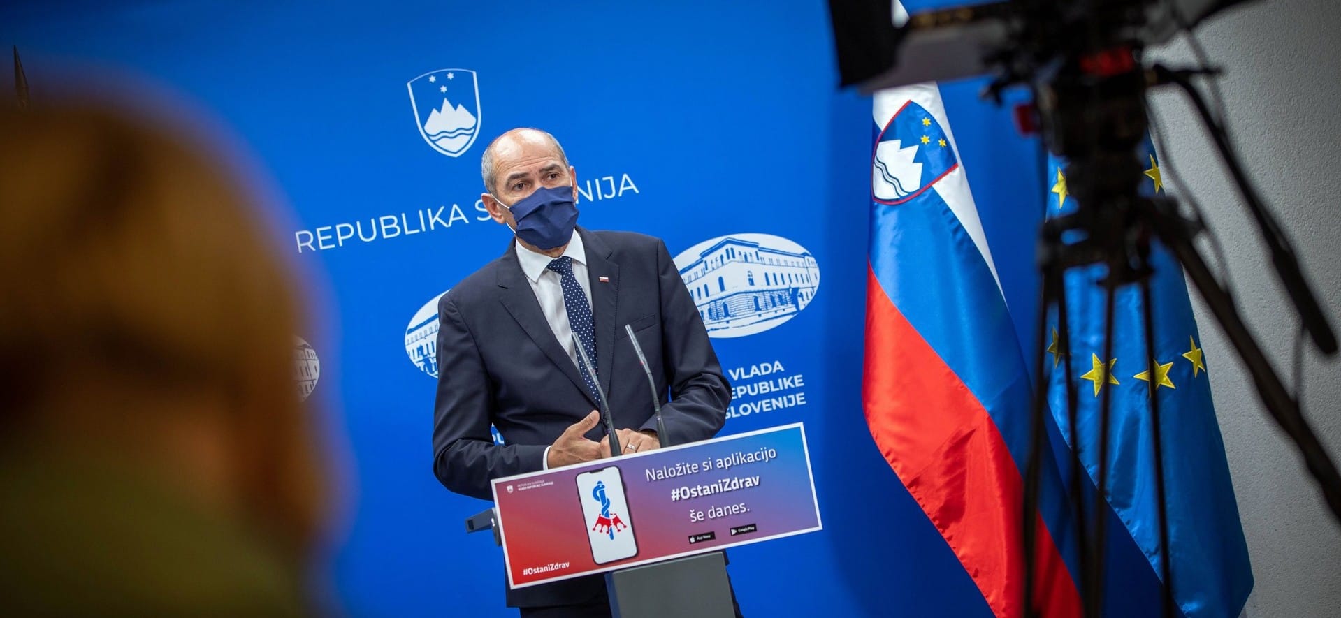 Predsednik vlade Janez Janša predstavil načrt in ukrepe za 2. val koronavirusa