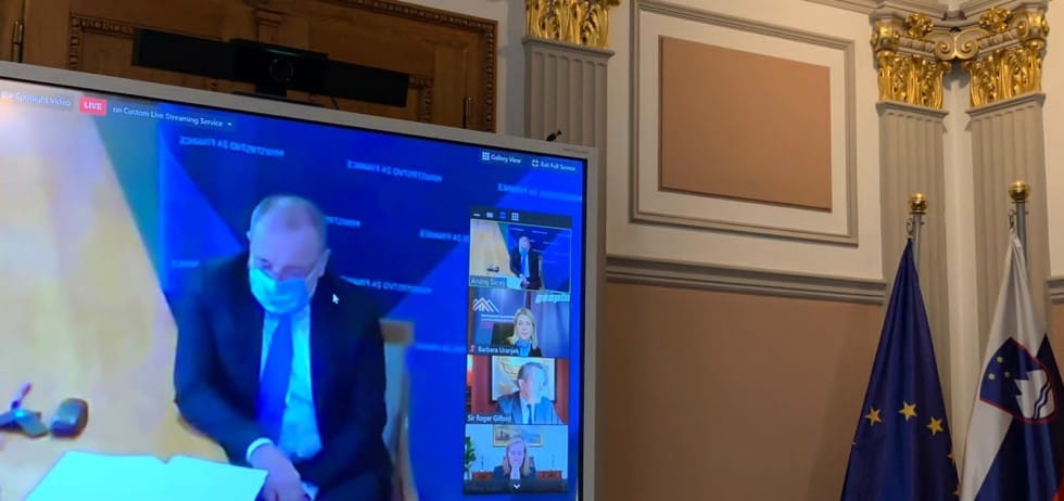 Minister Šircelj nagovoril udeležence dogodka Green Finance