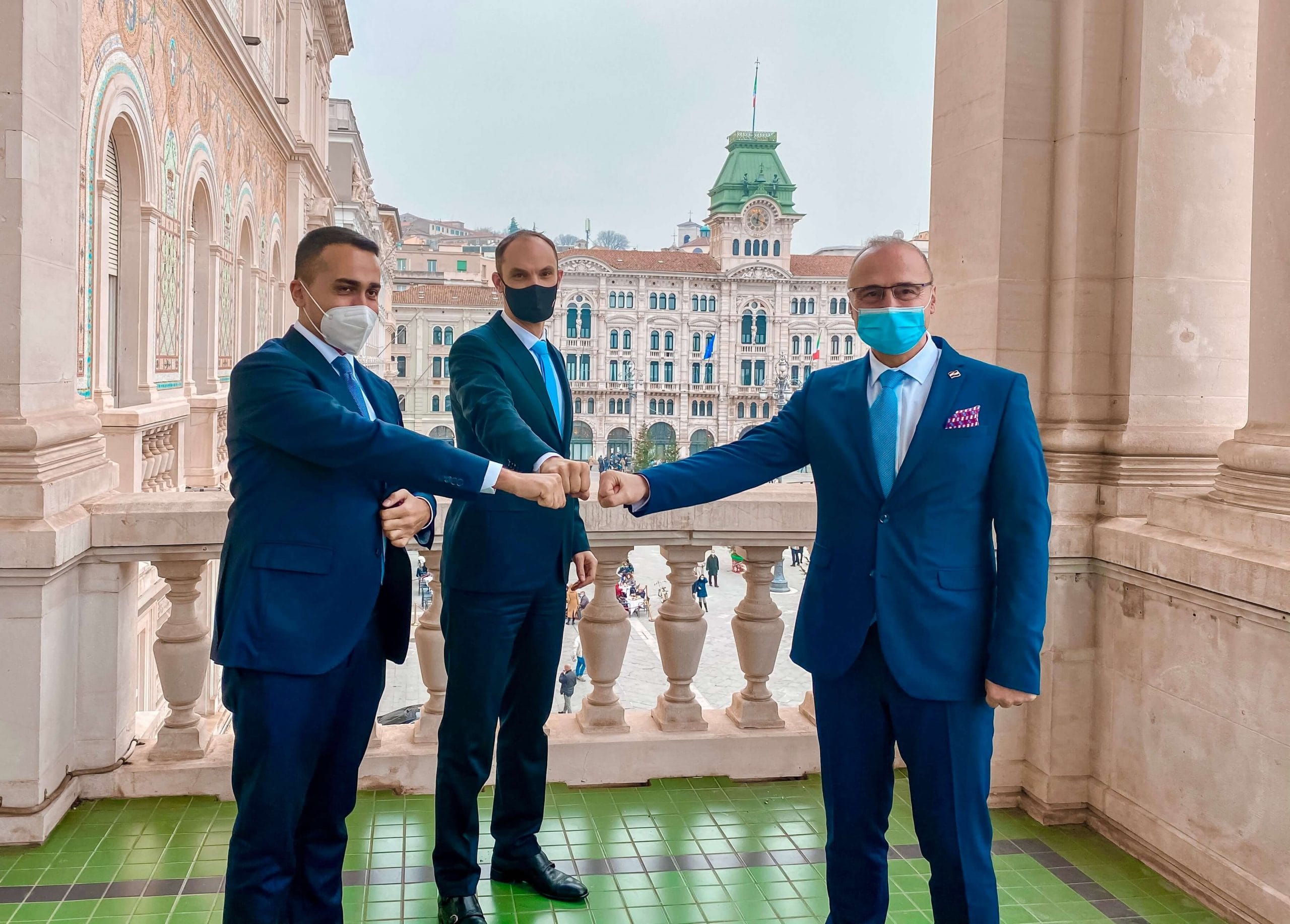 Srečanje ministrov za zunanje zadeve Slovenije, Italije in Hrvaške