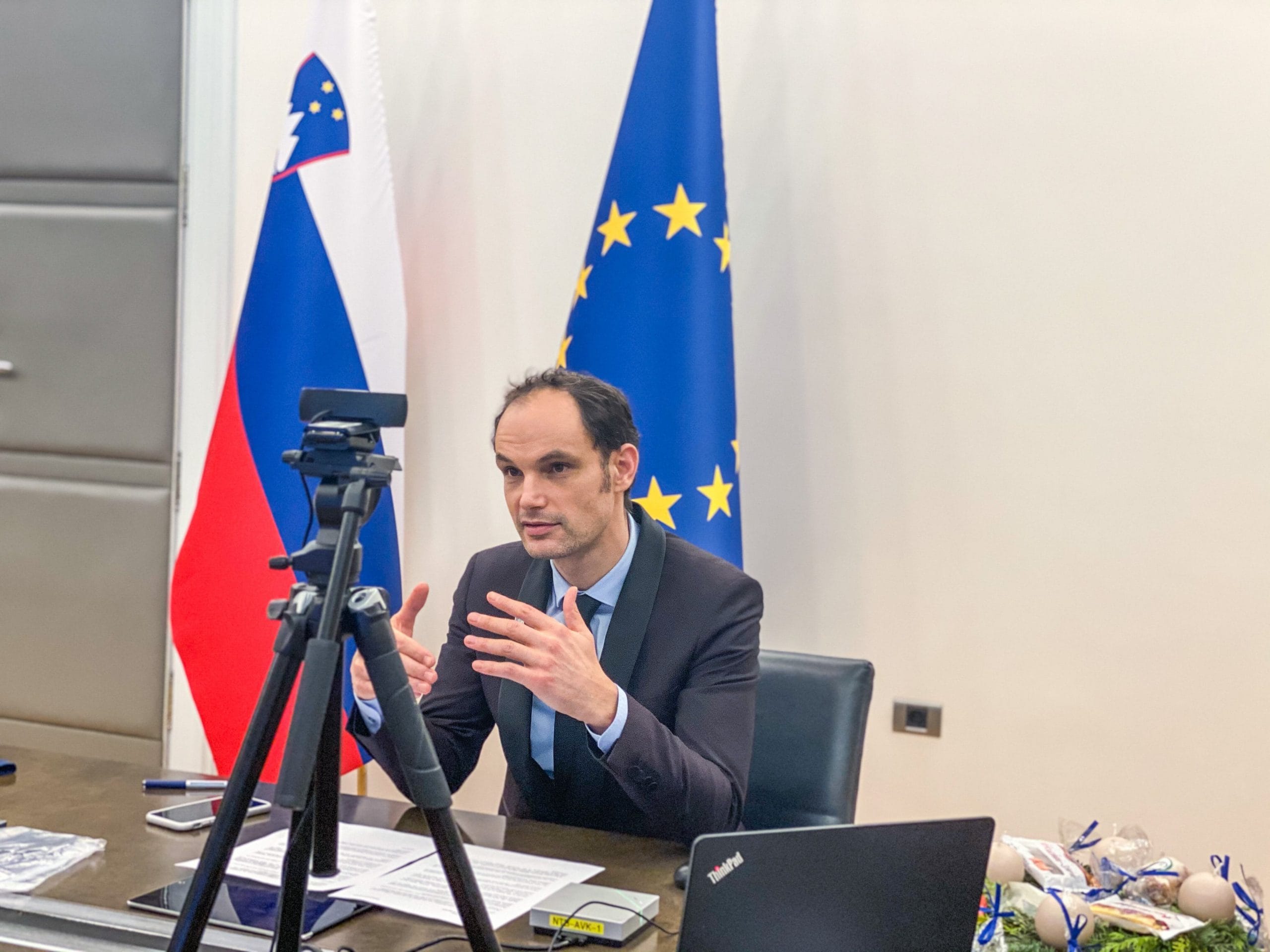 Minister dr. Logar na ministrskem srečanju EU z Latinsko Ameriko in Karibi o partnerstvu in zelenem okrevanju po pandemiji