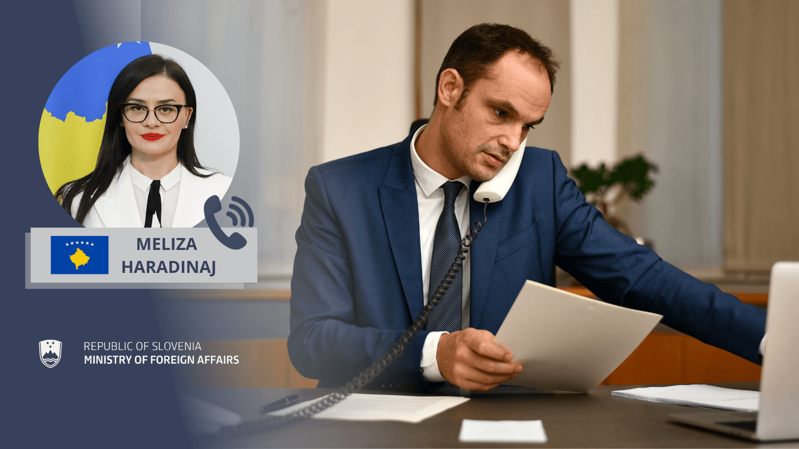 Minister dr. Logar s kosovsko ministrico Haradinaj-Stublla o krepitvi odnosov med državama