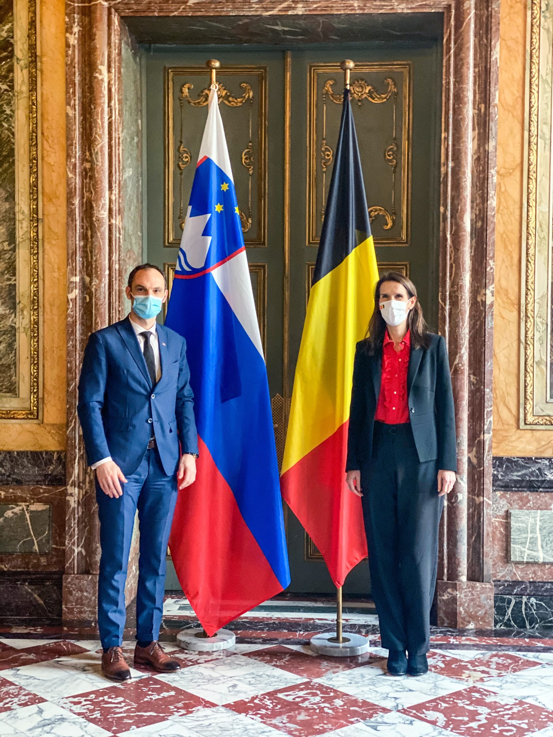 Minister dr. Logar z belgijsko zunanjo ministrico Wilmès o prednostnih nalogah slovenskega predsedovanja Svetu EU