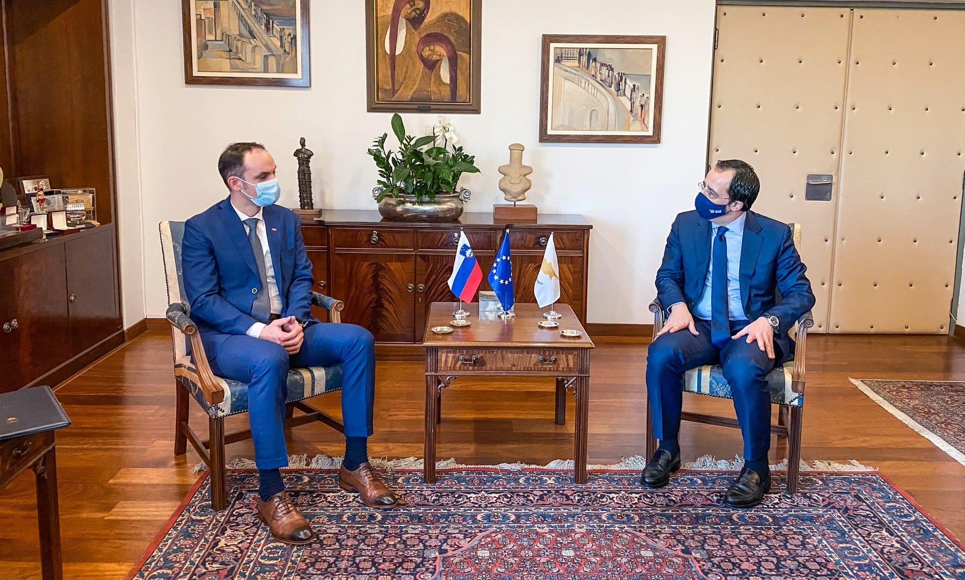 Minister dr. Logar na delovnem obisku na Cipru o sodelovanju v sredozemskem prostoru