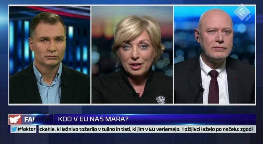 Evropska poslanka Romana Tomc gostja oddaje Faktor na TV3