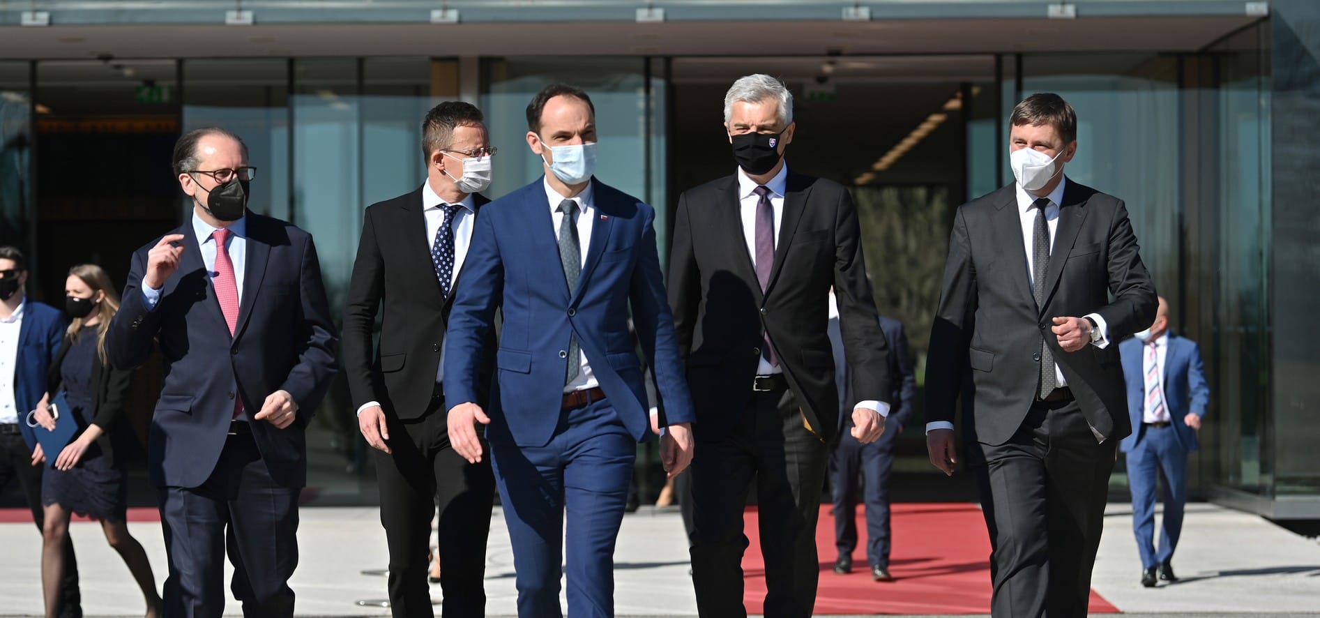 Minister dr. Logar drugič gostil neformalno srečanje skupine Central - 5, zunanje ministre Avstrije, Češke, Madžarske in Slovaške