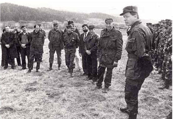 Vojaška vaja »Premik-91« je potrdila pripravljenost slovenske TO za obrambo domovine