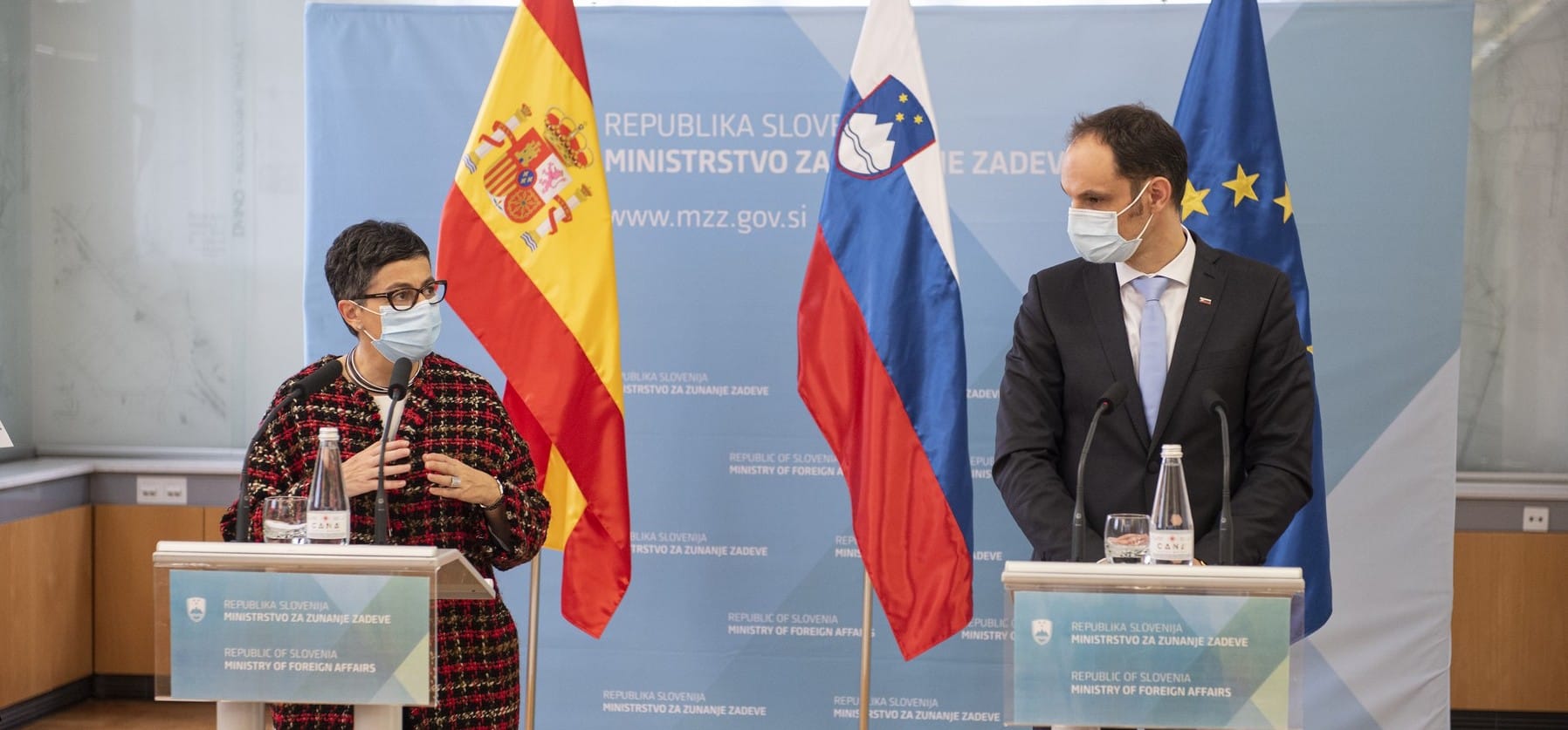 Minister dr. Logar na uradnem obisku gosti špansko ministrico González
