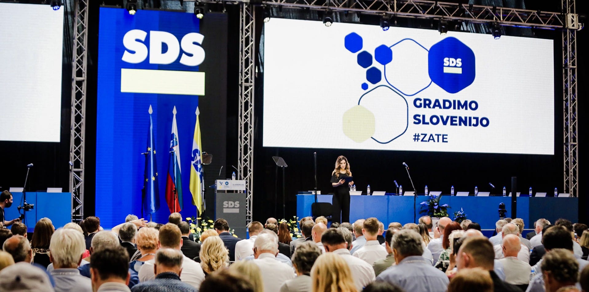 V Slovenskih Konjicah je potekal 12. Kongres SDS pod geslom: "Gradimo Slovenijo #Zate"