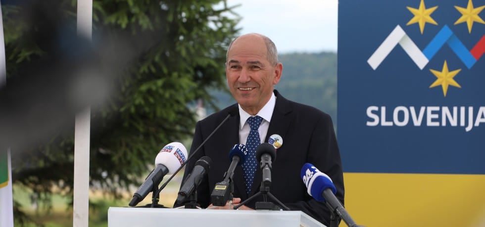 Predsednik vlade Janez Janša: Slovenci smo ob osamosvojitvi naredili korake, s katerimi smo sebi želeli dobro, nismo pa ob tem želeli nič slabega nikomur drugemu