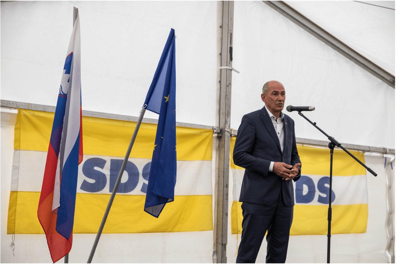 Predsednik vlade je na srečanju SDS v Posavju postavil pogoje za sodelovanje v prihodnjih koalicijah