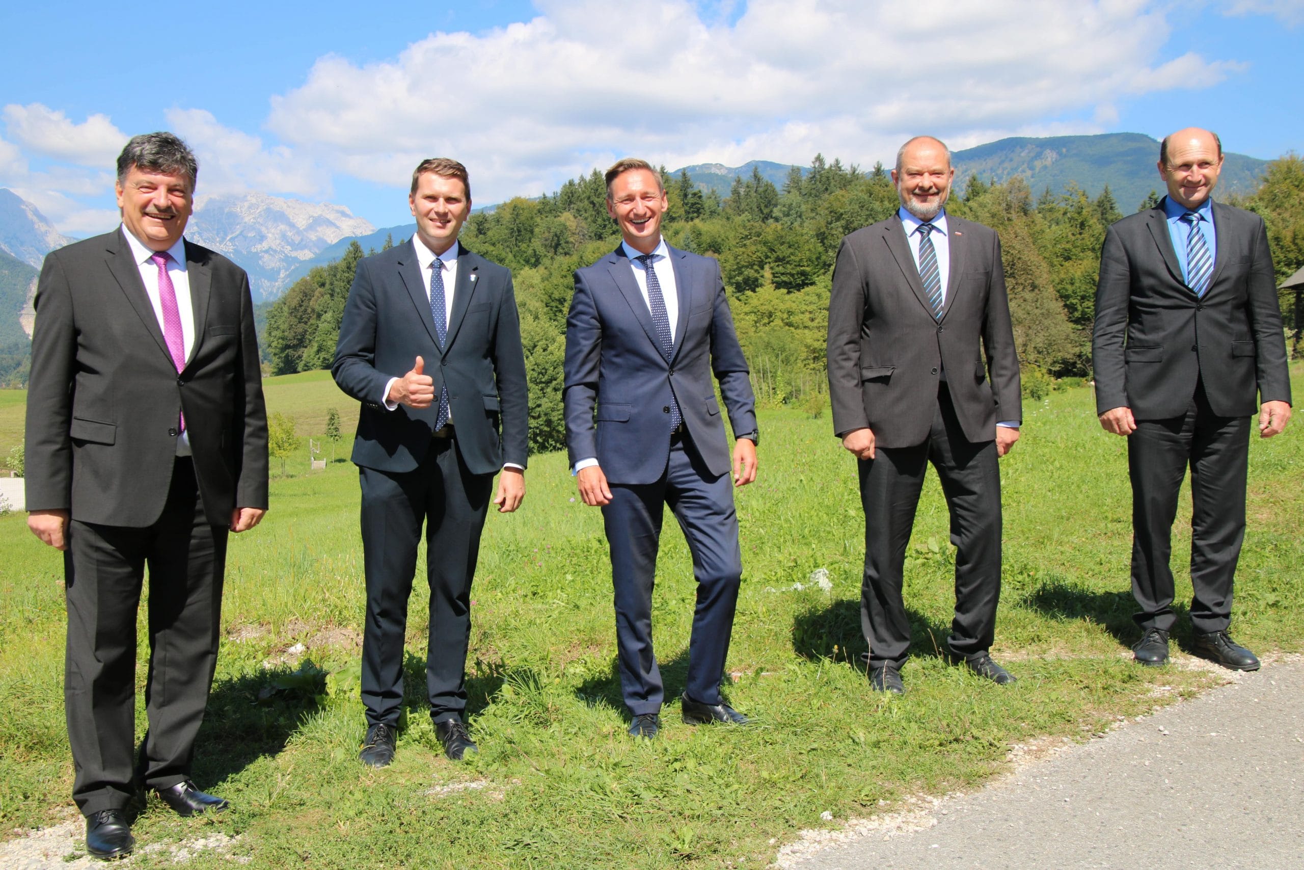 Župani SDS so se srečali s predsednikom Evropske ljudske stranke v Evropskem odboru regij