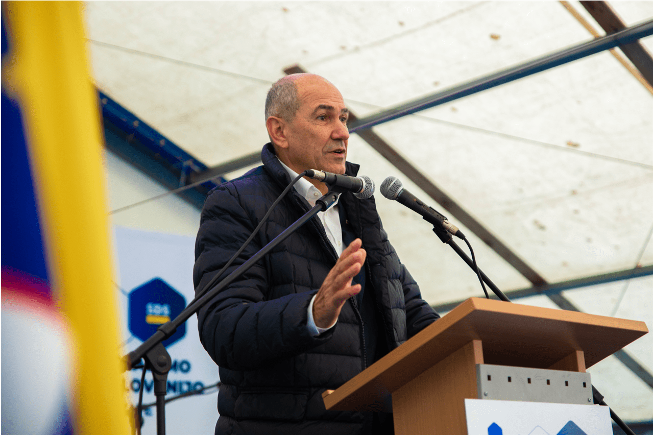 Janez Janša na Koroškem: Pridobljena sredstva smo razporedili po državi ne glede na politične barve županov