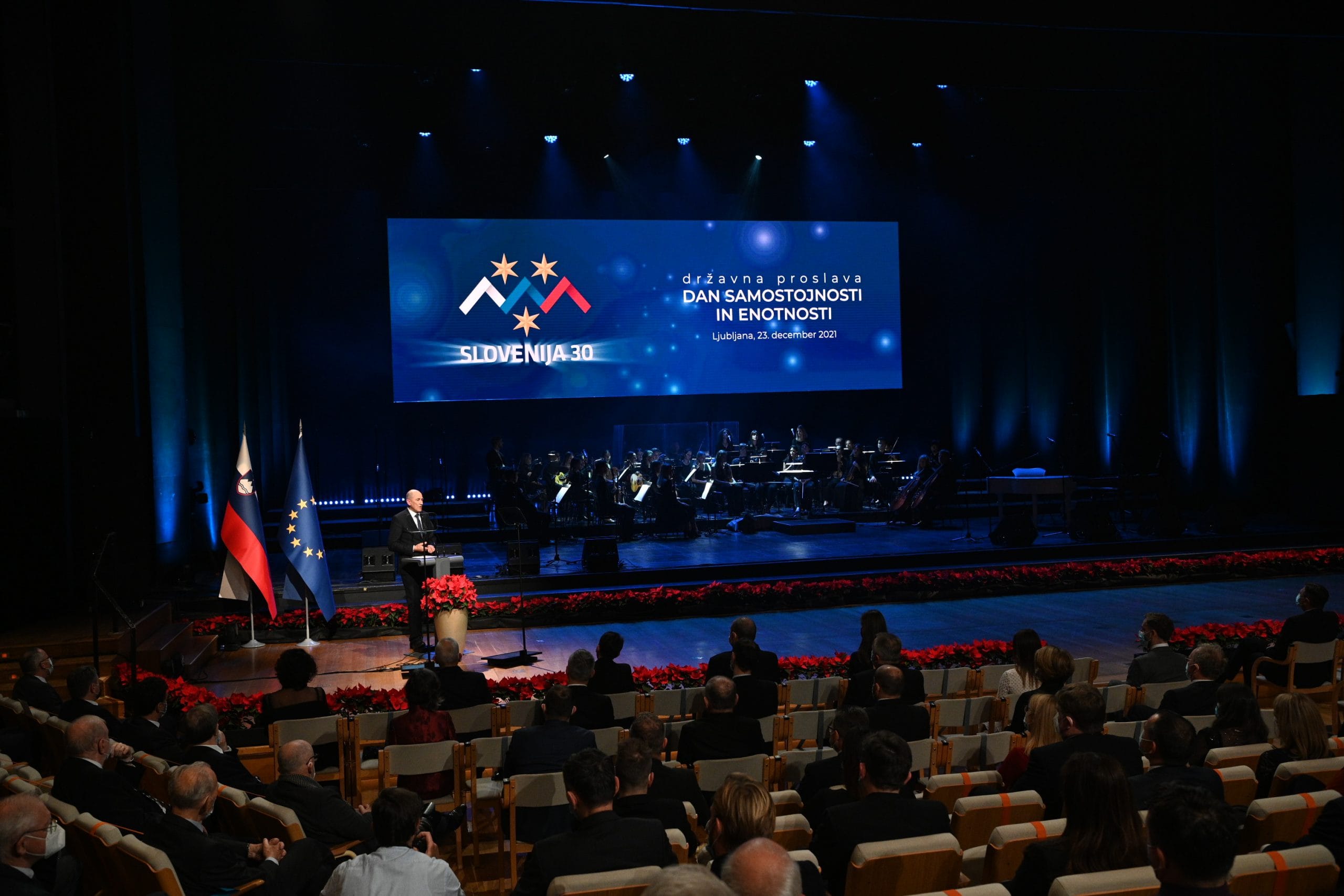 Predsednik vlade Janez Janša slavnostni govornik na osrednji državni proslavi ob dnevu samostojnosti in enotnosti