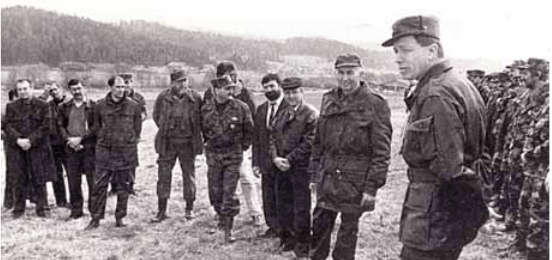 Vojaška vaja »Premik 91« je pokazala, da smo pripravljeni obraniti na plebiscitu izraženo voljo slovenskega naroda