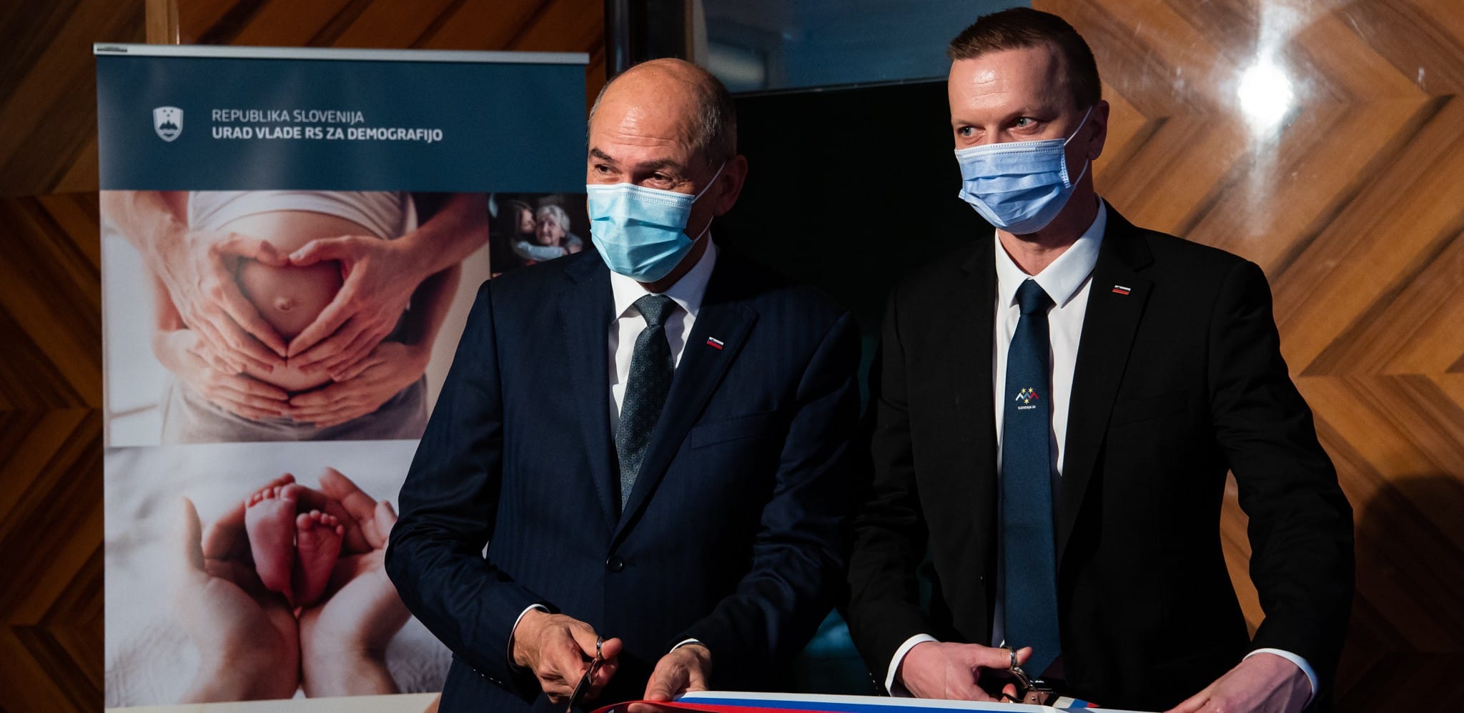 Predsednik vlade Janez Janša na otvoritveni slovesnosti Urada vlade za demografijo