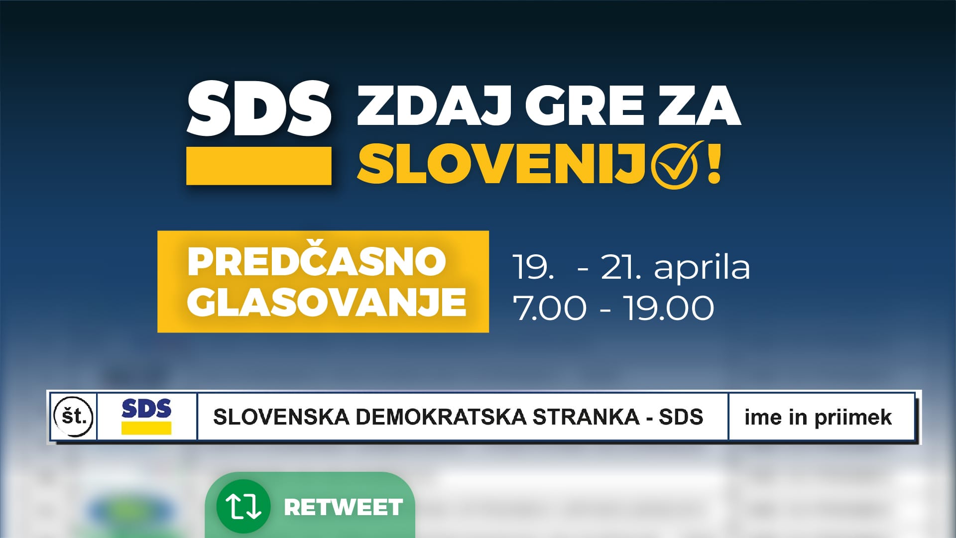 predčasno glasovanje