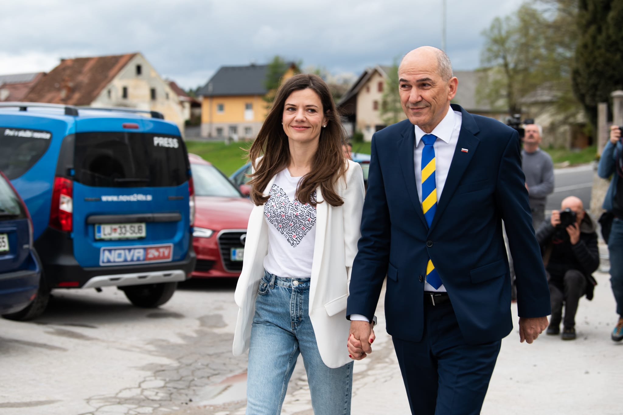 Predsednik SDS na volišču