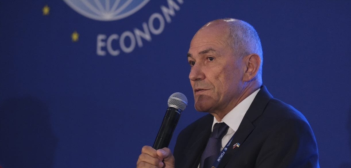 Predsednik SDS Janez Janša na 31. Ekonomskem forumu o Pobudi Tri morja